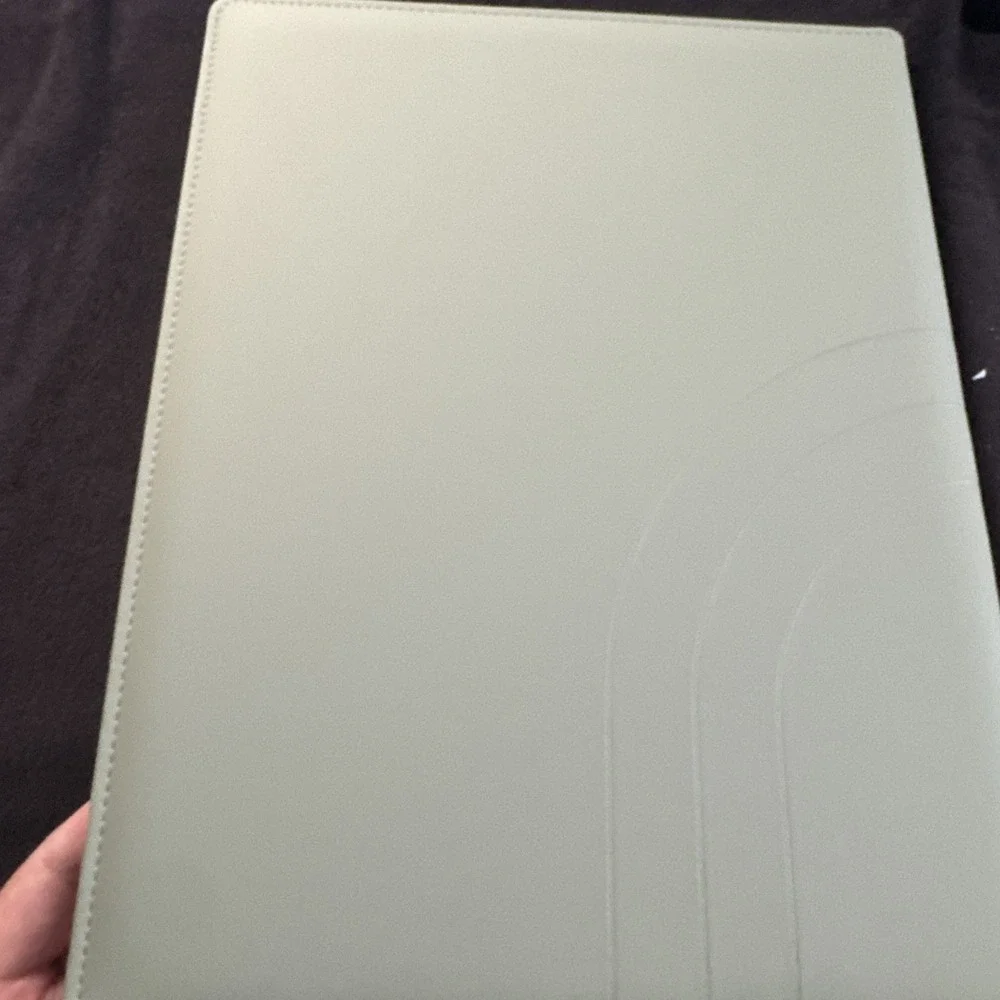 Altitude Padfolio Debossed Arch‎ Dark Sage With Two Pockets 8x11 Notepad
